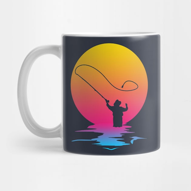 Vintage Retro Fishing Gift Fisherman by GWENT